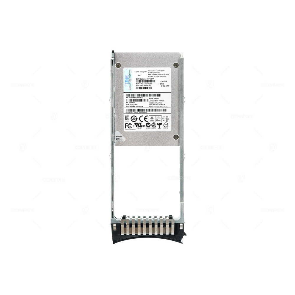 49Y6081 IBM 400GB SSD SAS 6G 2.5" SFF HOT-SWAP FOR EXP2524